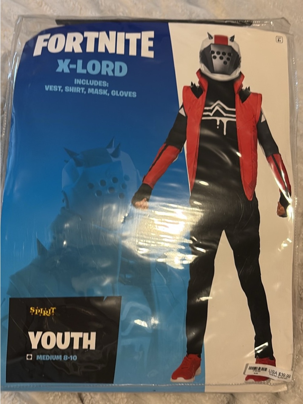 X-Lord Youth Costume - Red and Black